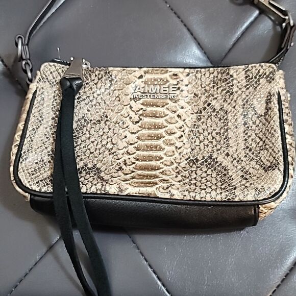 Aimee Kestenberg Glove Tanned Leather Pouchette-Fiery snake bag small - Picture 4 of 9